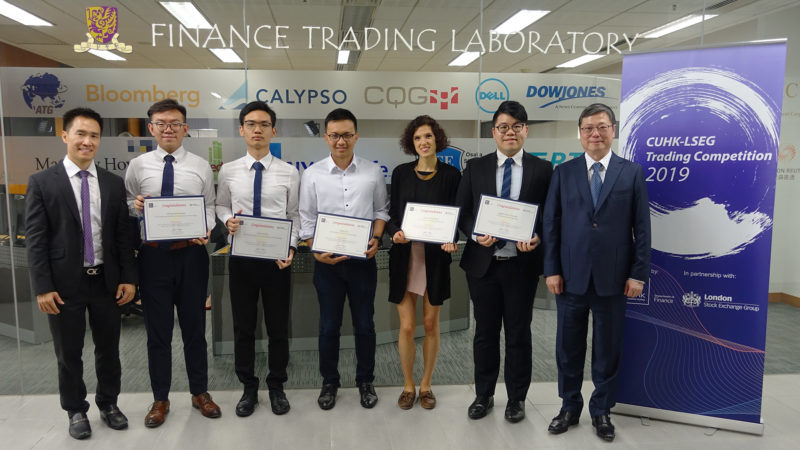 Team CUHK Takes Home the Championship at 2019 CUHK-LSEG Trading Competition