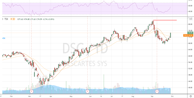 Analysis of Descartes Systems Group Inc. (DSG)