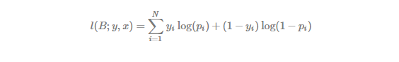 facilitate a numerical optimization, we use the following log likelihood function