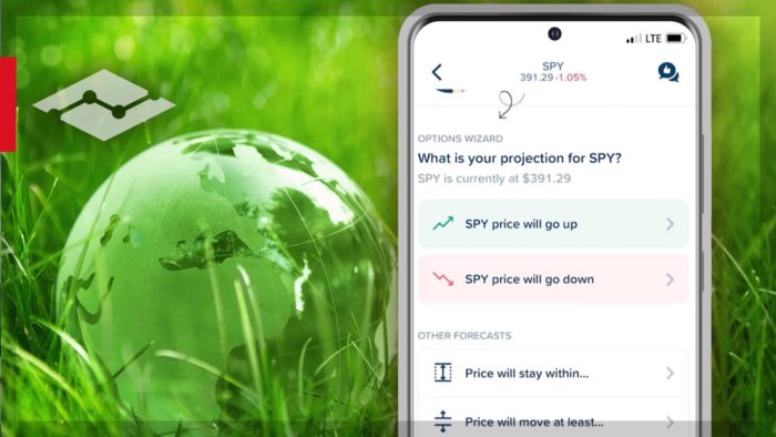 Trading Options Using the Option Wizard in IMPACT app