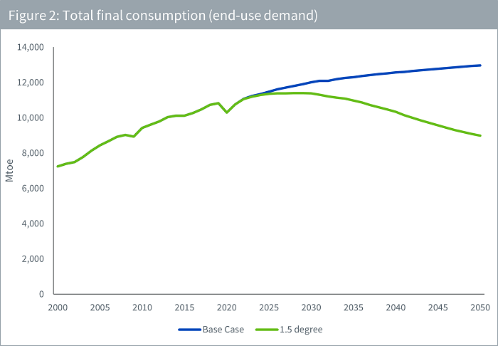 Figure 2: total final consumption (end-use demand)
