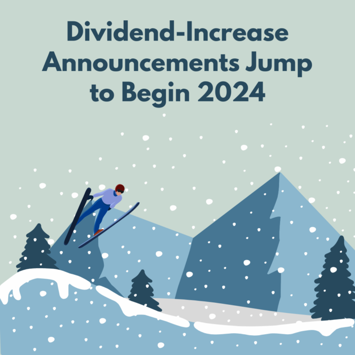 Dividend-Increase Announcements Jump to Begin 2024